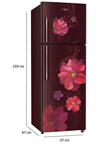 Whirlpool 245 L 2 Star Frost-Free Double Door Refrigerator (NEO 258H ROY 2S, Wine Viola, 2022 Model) 3
