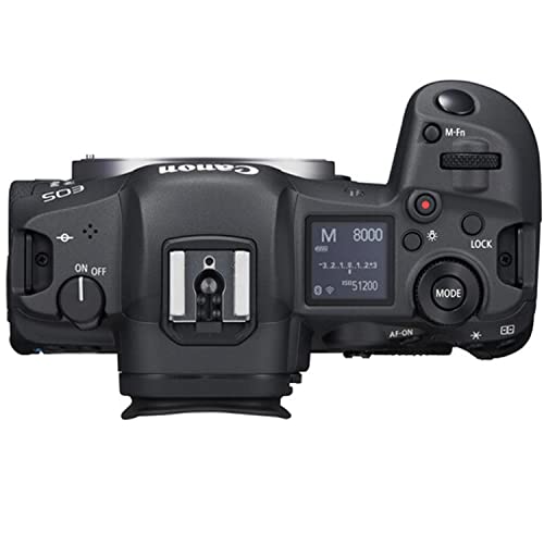 Canon EOS R5 Mirrorless Camera w/RF 24-105mm f/4 L is USM Lens + EF 75-300mm f/4-5.6 III Lens + 2X 64GB Memory + Microphone + Filters + TTL Flash + More (35pc Bundle) 6