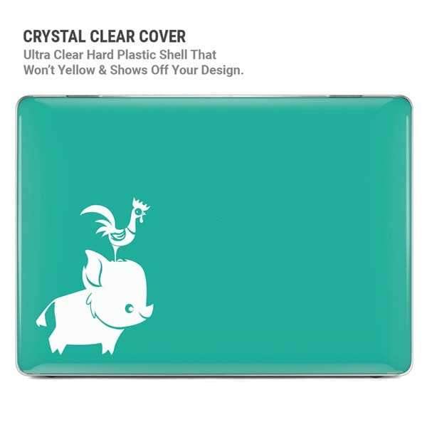 Skinit Laptop Case Plus Skin Compatible with MacBook Air 13in (2020) - Officially Licensed Disney Princess Moana Heihei and Pua Design 3