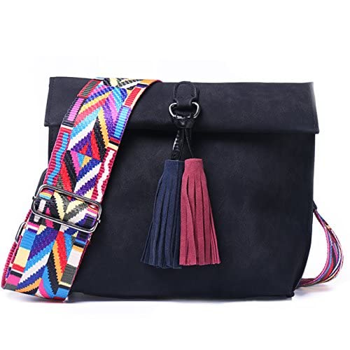 Aeoss Women's Messenger Bag Crossbody Bags for Girls Shoulder Bags Women's (Black) 1