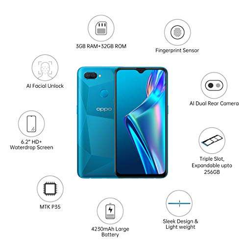 OPPO A12 (Blue, 4GB RAM, 64GB Storage) with No Cost EMI/Additional Exchange Offers 2