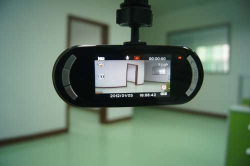 D-CLICK TM Newest HD 1080P 2.7" 16:9 LCD Dash Board Camera Car HD DVR Video Recorder G-Sensor with Four F4 LED White Lights (Cam 1) 4