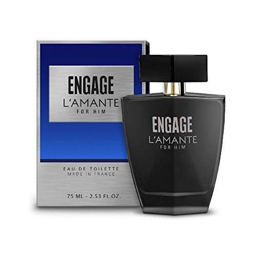 Engage L'amante Eau De Toilette for Men, Citrus, Premium and Long Lasting, Skin Friendly, 75ml 1