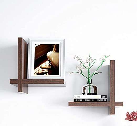 showcase for living room,wall shelf for living room stylish wooden,wooden slab for wall,Decorative Intersecting Wall Shelf,wall mounted book shelf,Wall Shelf for Photos, Decorations, in Living Room 1