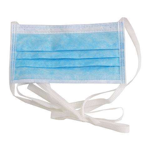 TeeBustrr Non-Woven Fabric Disposable 3 Ply Mask (Blue, Without Valve, Pack of 100) for Unisex 1