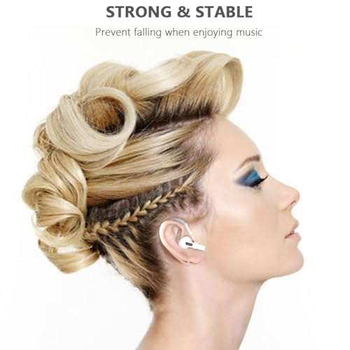 Ear Hooks Compatible with AirPods Pro 2nd Generation and AirPods Pro [Multi-Dimensional Adjustable] Accessories Compatible with Apple AirPods 3 2 1 Gen(Transparent) 5