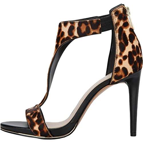 Kenneth Cole Women's Brooke T Strap Pump, Natural, 9 Medium US 3