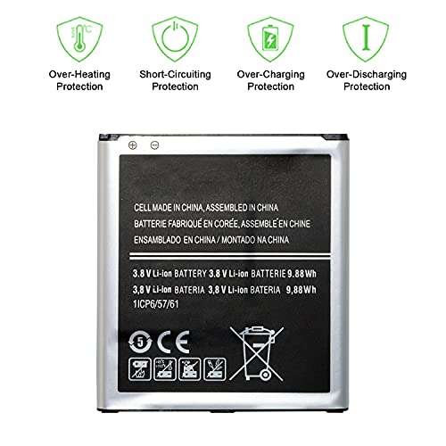 WUHAO for Straight Talk Samsung S4 SM-S975L T-Mobile M919 SGH-M919 Replacement Battery for B600BE B600BU B600BC Battery 3.8v 2