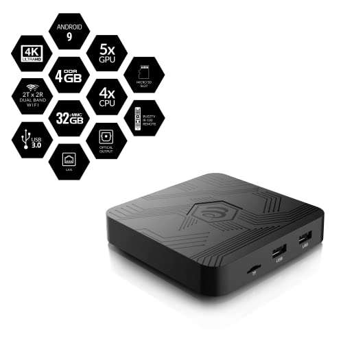 BuzzTV Essentials E2 SE - Android 9 - Amlogic S905X3-4GB DDR4-32GB eMMC 2