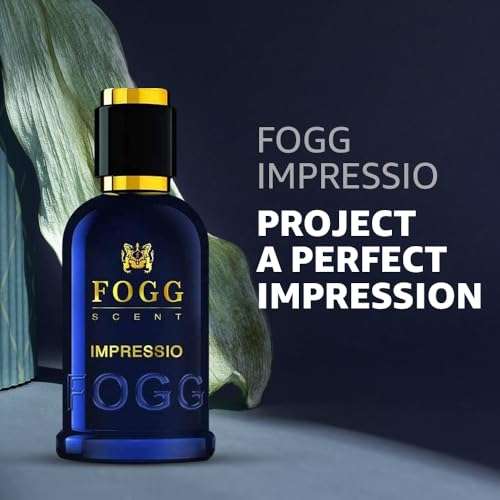 FOGG Men Spray Scent Impressio Perfume , Long-Lasting, Fresh & Powerful Fragrance Spray, Eau De Parfum, 100Ml 6