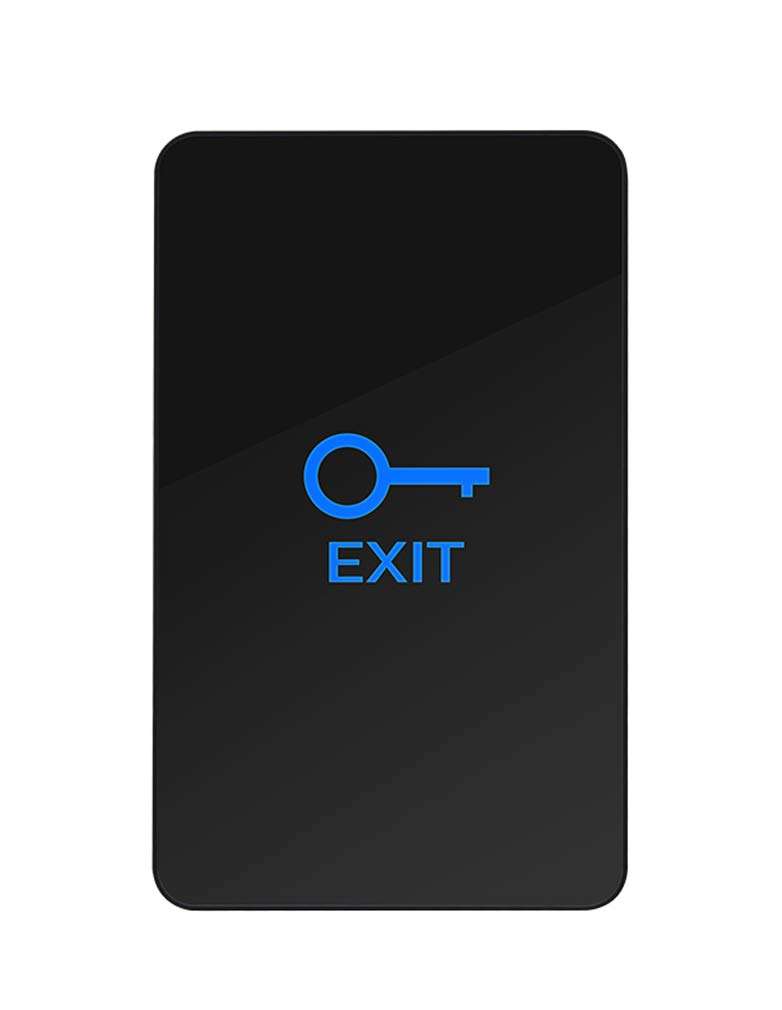 LBS Black Touch Sensor EXIT Button NO/NC/COM Output Switch Button Gate Opener with LED Indicator for Access Control Security System 1