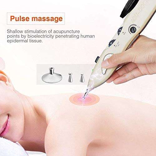 R A Products Acupuncture Solar Electro Device Pen for Relieve the Pain of Muscle and Joint Pain, Back Pain, Feet and Other Pain (Cream) 6