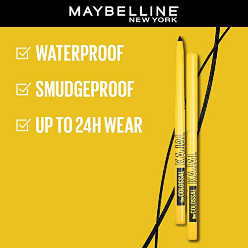 Maybelline New York Colossal Kajal, Intense Colour, Waterproof, Long lasting 24Hrs Stay, Black, 0.35g 4