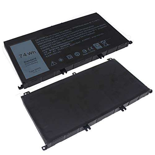 74Wh Type 357F9 71JF4 Laptop Battery for Dell Inspiron 15 7000 Gaming 7559 7557 7567 7566 7759 i7559 15 5576 5577 INS15PD Series 15-7559 071JF4 P57F P65F P65F001 0GFJ6 0357F9 11.1V 11.4V Battery 2