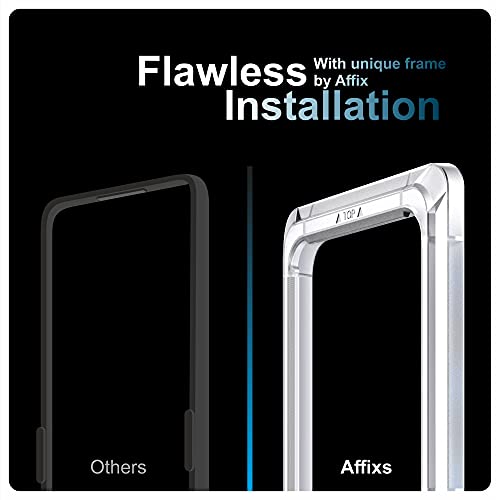 Affix Auto-Align Technology Tempered Glass Screen Guard For Iphone 12 Pro Max (6.7 Inch) | Easy Installation Frame | Case-Friendly - 2 Pack for Smartphone 4