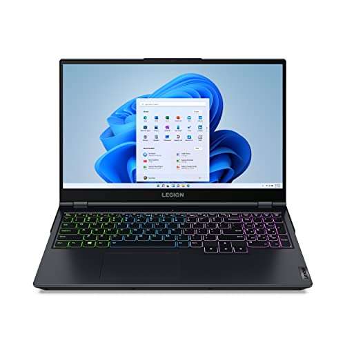 Lenovo 82JW00BHUS, Legion 5 - Gaming Laptop - 15.6" FHD - AMD Ryzen 5 5600H - 8GB DDR4 RAM - 512GB NVMe TLC SSD - NVIDIA GeForce RTX 3050 Ti Graphics - Windows 11 Home - Phantom Blue 1