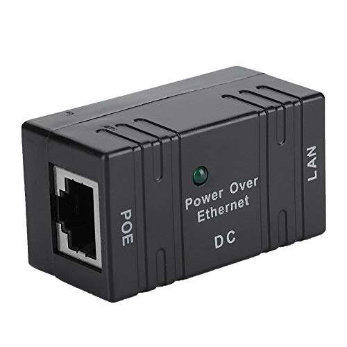 Dioche POE Power Bank Module, Mini POE Combiner Separator Universal RJ45 Connector AP Network Bridge POE Injector for Router, Network Switch, Computer Host Network Interface(Black) 5