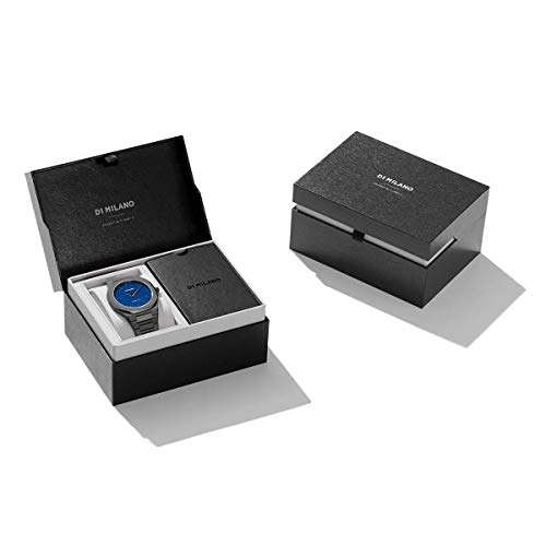 D1 Milano Stainless Steel Analog Blue Dial Men Watch-Utbj12, Black Band 5