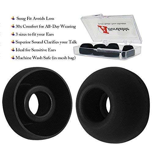 Replacement Eartips for LG Tone, Tone Pro, Active, infinim, Wireless Stereo Headset Replacement Ear Buds Ear Tips Ear gels 2