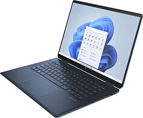 HP Spectre x360-16 2-in-1 IPS Laptop (Intel i7-11390H 4-Core, 16GB RAM, 1TB PCIe SSD, Intel Iris Xe, 16.0" 60Hz Touch 3072x1920, Active Pen, Fingerprint, Wifi, Win 11 Home) with Hub 4
