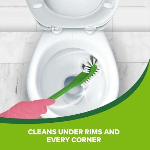 Scotch-Brite Double Sided Toilet Plastic Brush (Green,Pack Of 1) 3