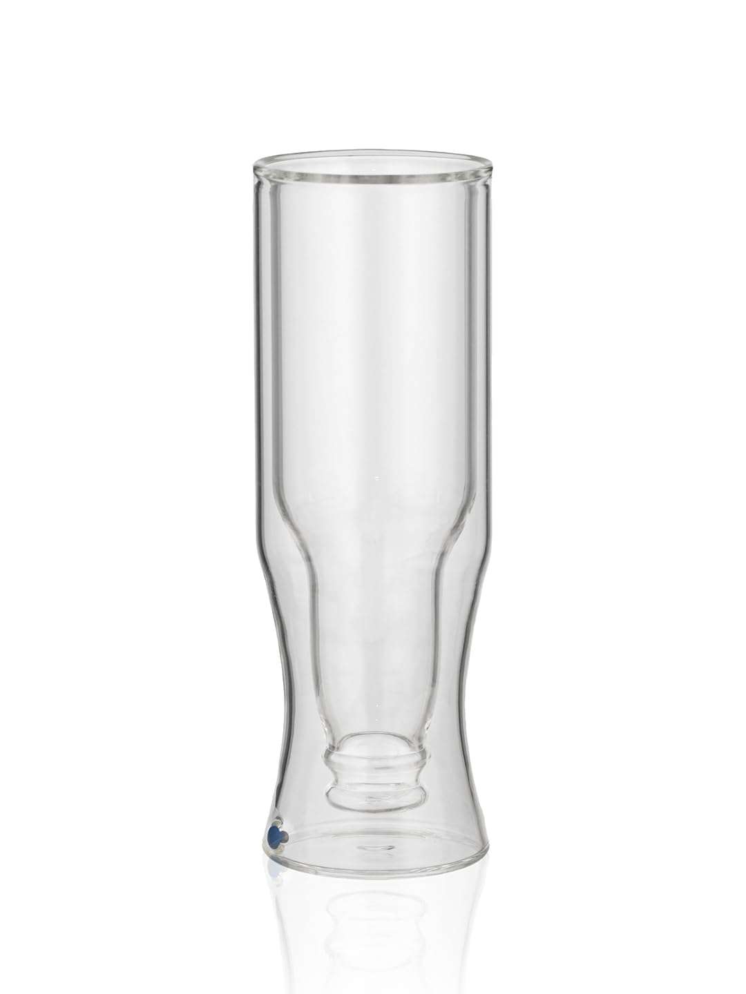 Trovea's Double Wall Inverted Bottle Shape Beer Glass Set of 4 4