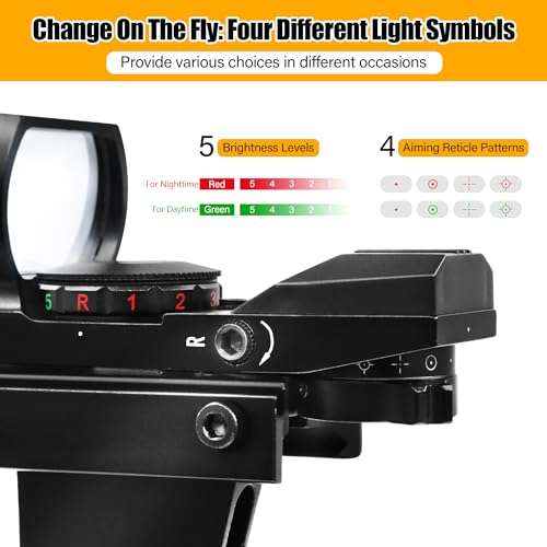 Astromania Red Dot Finderscope for Telescope Deluxe Finder, StarPointer Red Dot Sight Metal Reflex Finder Scope for Astronomical Telescope - Red Dot Viewfinder Finderscope with Dovetail Finder Bracket 4