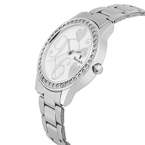 Buccachi Analogue Black Dial Womens Watches (White) 3