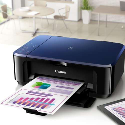 Canon PIXMA E560 All in One (Print, Scan, Copy) WiFi Ink Efficient Colour Printer with Auto Duplex Printing for Home 4