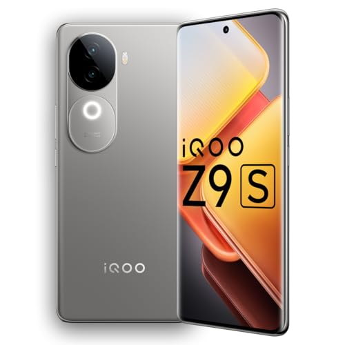 iQOO Z9s 5G (Titanium Matte, 8GB RAM, 256GB Storage) | 120 Hz 3D Curved AMOLED Display | 5500 mAh Ultra-Thin Battery | Dimesity 7300 5G Processor | Sony IMX882 OIS Camera with Aura Light 1