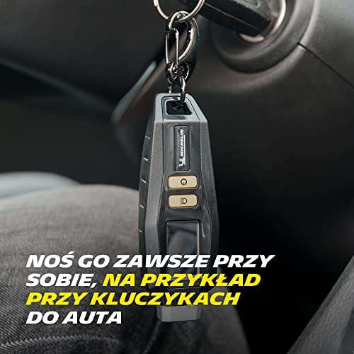 MICHELIN 12290 Digital Tyre Pressure gauge with Key Ring & LED Flash Light 5