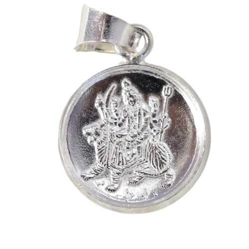 Durga Yantra Silver Locket | Durga Yantra Silver Pendent 2