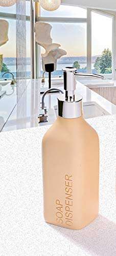 VDHJA� Ceramic Liquid Soap Dispenser for Bathroom & Toilet Sink, 450 ml(Glass) 1