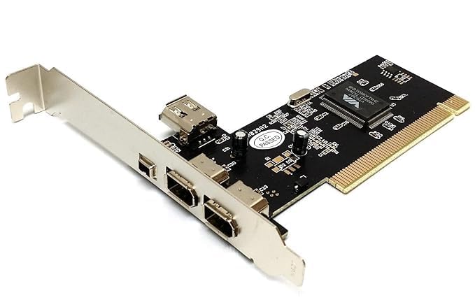 Hexabyte PCI Firewire 400 Card – IEEE 1394a Adapter for Desktop PC – 3-Port Firewire Expansion Card for Video Capture & Audio Devices – Compatible with Windows 11/10/8/7 4