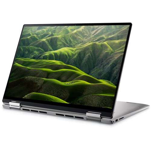 Dell Inspiron 7620 2-in-1 Laptop, 16" FHD+ Touchscreen, 12th Gen Intel Core i7-1260P, 32GB DDR4 RAM, 512GB SSD, HDMI, Backlit KB, FHD Webcam, FP Reader, Wi-Fi 6, Windows 11 Home, Silver 4