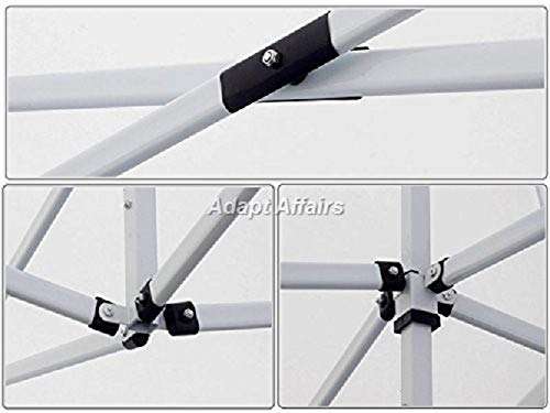 Invezo Gazebo Outdoor tent 10 x 10 ft / 3 x 3 mtr Free Cover Bag, Portable and Foldable canopy Tent 2 mins installation 6