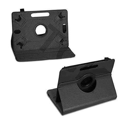 TGK Rotating Cover for IBALL Slide 3G 1026-Q18 (10.1 inch) Tablet - Black 360 Degree Universal 3 Camera Hole Leather Stand Case 5
