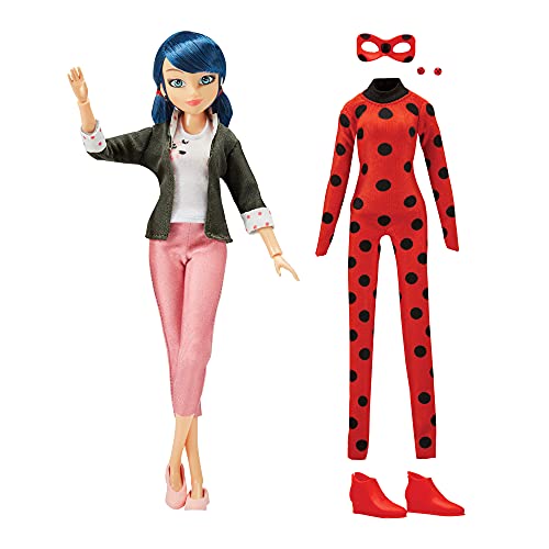 Miraculous Cat Ladybug Superhero Secret Marinette with Ladybug Fashion Outfit by Playmates Toys 1