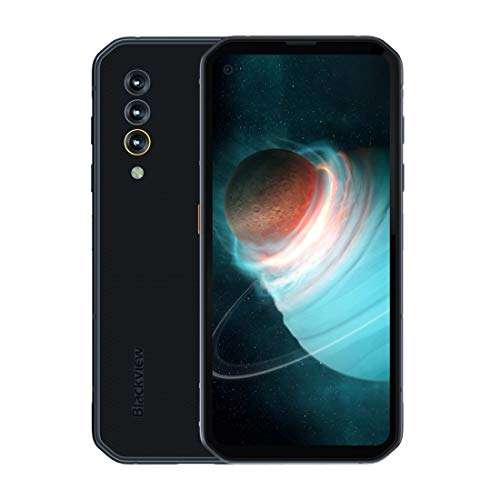 for Blackview BL6000 Pro 5G Unlock Cell Phone 8GB+256GB Triple Back Cameras 5280mAh 6.36 inch Android 10.0 MTK6873 Dimensity 800 Octa Core up to 2.0GHz (Black) 1