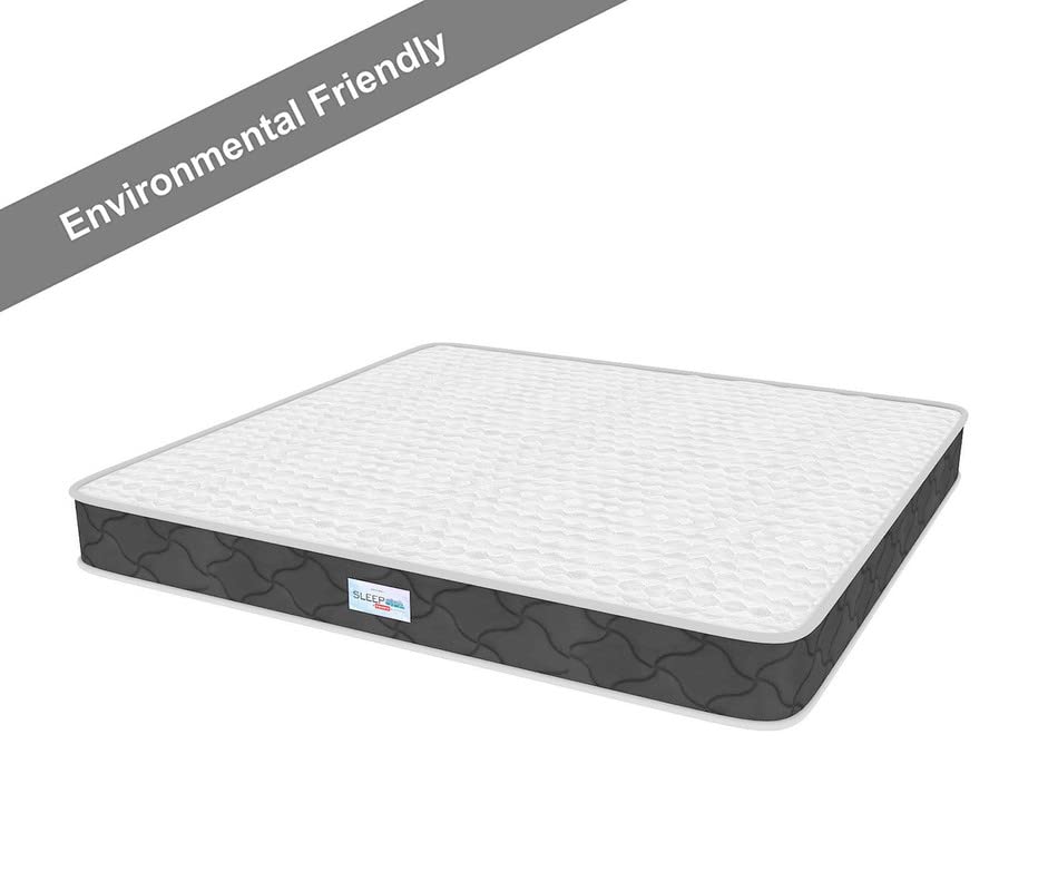 SLEEPSPA 6-inch Single Size COCOLATEX Coir & Latex Mattress with Milk Fiber Fabric with HerbFRESH��Technology (72X35X6, White) 2