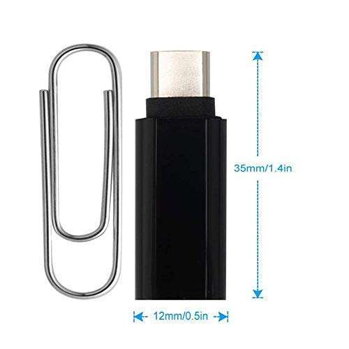 Type-C to 3.5 MM Jack For Google Pixel 3 Lite XL, Google Pixel 3 XL, Google Pixel 3A, Google Pixel 3A XL, Google Pixel 4, Google Pixel 4 XL, Pixel XL, Pixel 3 Lite Type-C to 3.5 MM Audio Jack Adapter Converter For CDLA Type, Earphone Hands-Free Noise Cancelling Connector Splitter (Adapter, B1, Black) 6