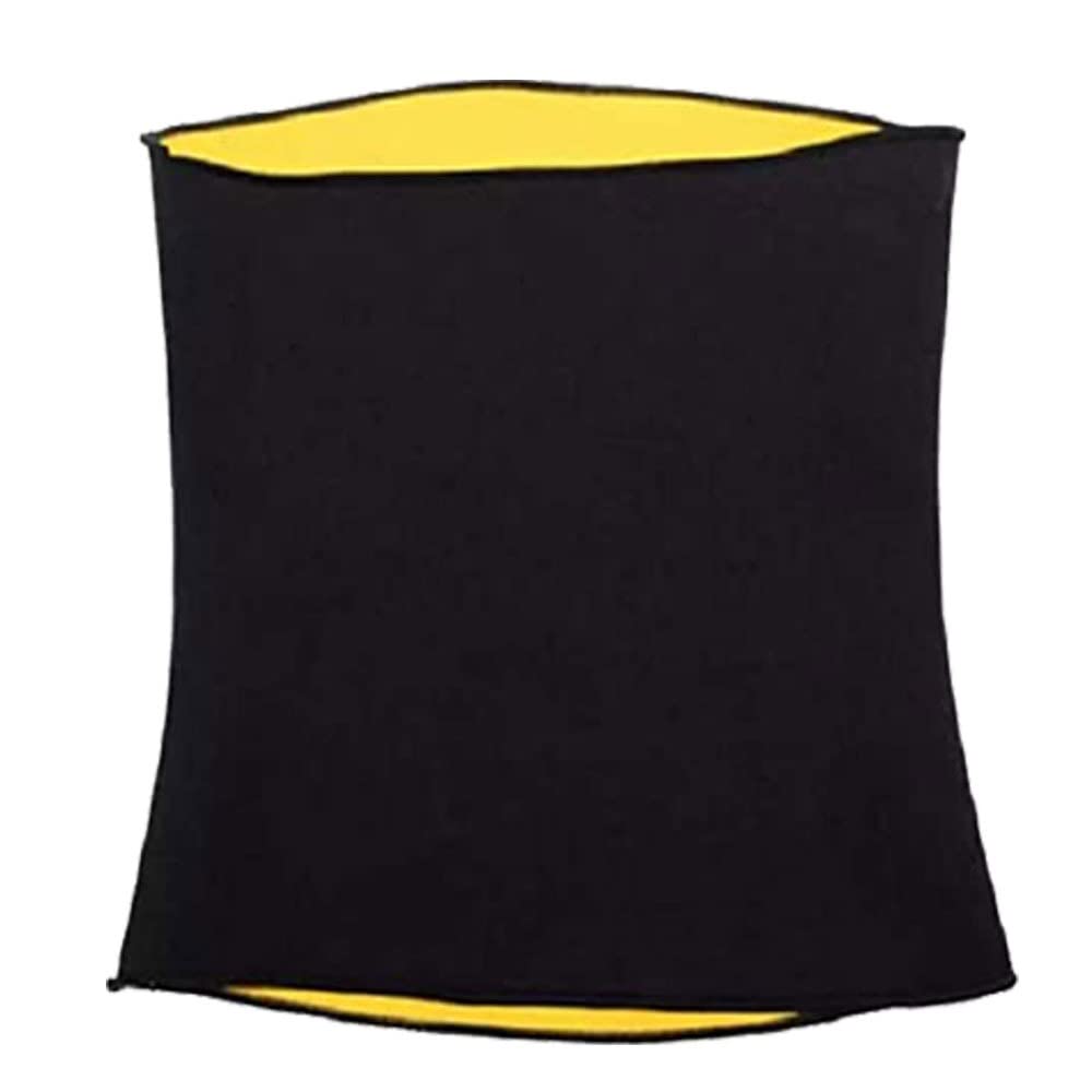 DreamAds Tummy Shaper for Women & Men I Sweat Belt I Tummy Shapewear for Belly I Body Shaper Belt for Stomach I Fitness Belt for Exercise & Workout Black I sweat slim belt I stretchable Waist Belt 1