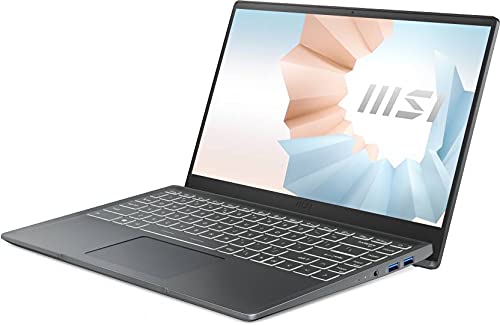 MSI Modern 14 Core i7 11th Gen - (8 GB/512 GB SSD/Windows 10 Home) Modern 14 B11MO-092IN Thin and Light Laptop (14 inch, Carbon Gray, 1.3 Kg) 3