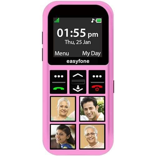 easyfone Star - Safety Device Cum Phone for Kids with SOS, GPS Tracking, Discreet Listening, Photo Dial, No Internet, 10 Days Battery Backup, Parental Control by Seniorworld 1