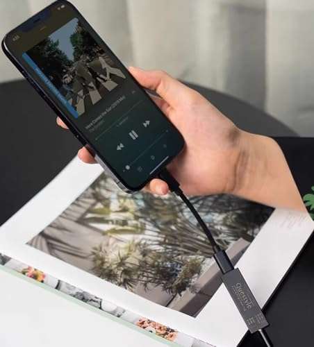 Questyle USB C DAC OTG Cable MFI Certified Audio Adapter for iPhone 13/12/11/X/8/7/6/Plus, iPad Pro/Air/Mini, iOS15 to Type C Male Adaptor (Only fit for Amplifier M12i M15i) 5