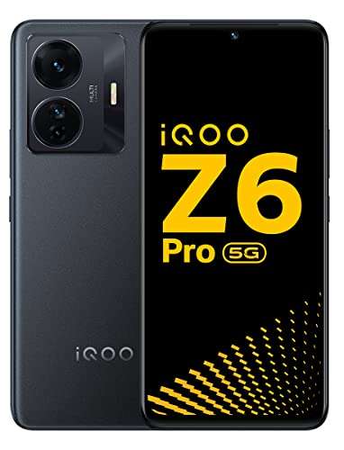 iQOO Z6 Pro 5G by vivo (Phantom Dusk, 6GB RAM, 128GB Storage) | Snapdragon 778G 5G | 66W FlashCharge | 1300 nits Peak Brightness | HDR10+ 1