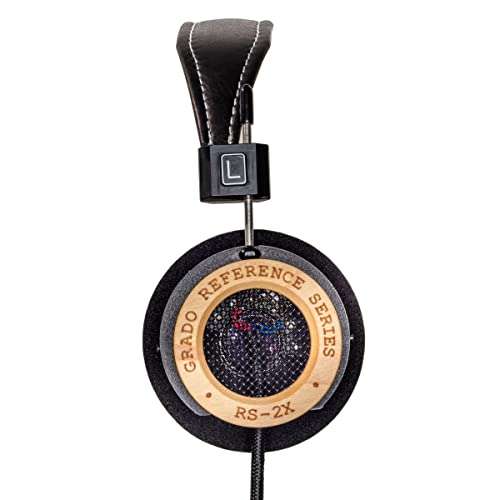 GRADO RS2x Reference Series Open-Back Headphones – Wired Over-Ear Audiophile Headphones with 44mm X Drivers – Maple & Hemp Wood Chambers – Hand-Assembled in Brooklyn, NY 2