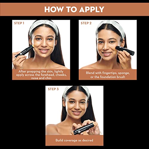 SUGAR Cosmetics Ace Of Face Foundation Stick with In-Built Brush | Lasts 24hrs | Full Coverage Foundation for Women| 7gm - 10 Latte 4