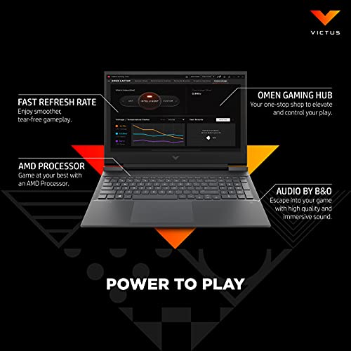 HP Victus Gaming Latest AMD Ryzen 7-5800H 16.1 inch(40.9 cm) FHD Gaming Laptop 16-e0351ax & Odyssey Backpack for 15.6-inch Laptop (Grey/Green) 3