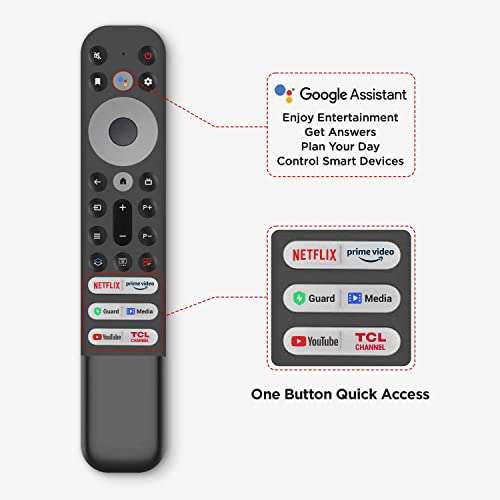 TCL 249 cm (98 inches) 4K Ultra HD Smart QD-Mini LED Google TV 98C755 (Black) 5